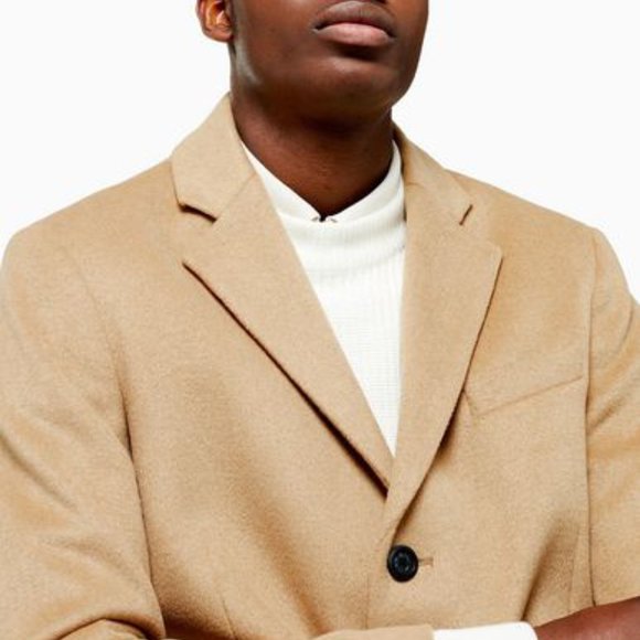 SOLD! Topman NWT Scott Wool-Blend Overcoat - Picture 3 of 12